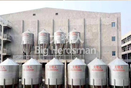 Galvanized sheet silo